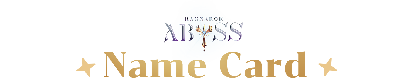 Ragnarok ABYSS Name Card